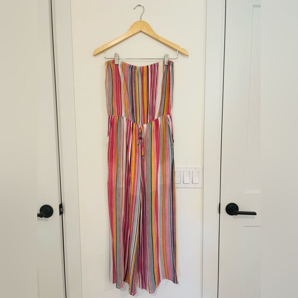 Lumiere multicolored striped jumpsuit
